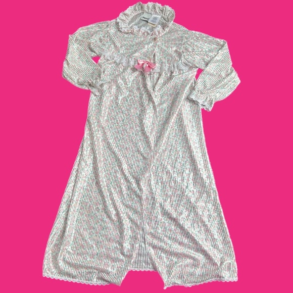 vintage coquette lingerie coverup robe 🎀 - Picture 1 of 14